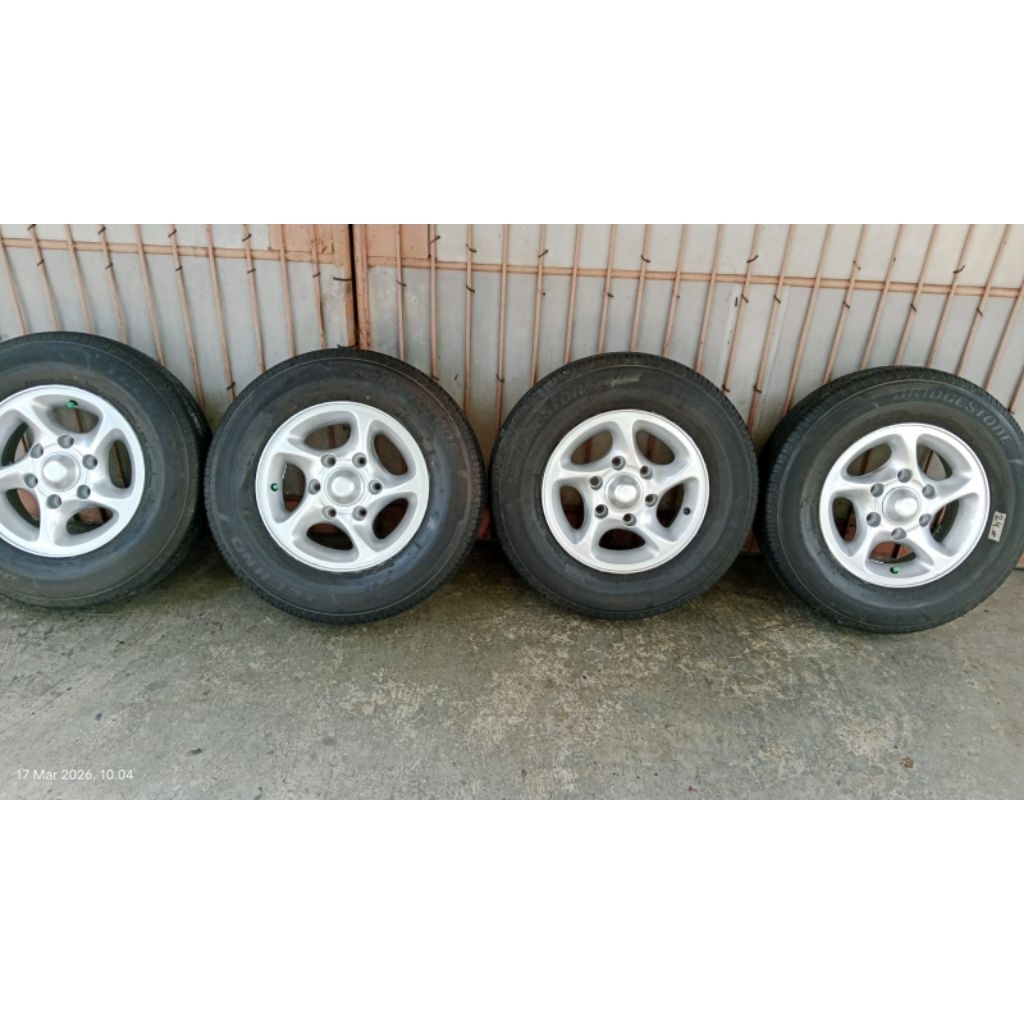 Velg isuzu panther ring 14 1 set 4 pcs velg + ban murah meriah