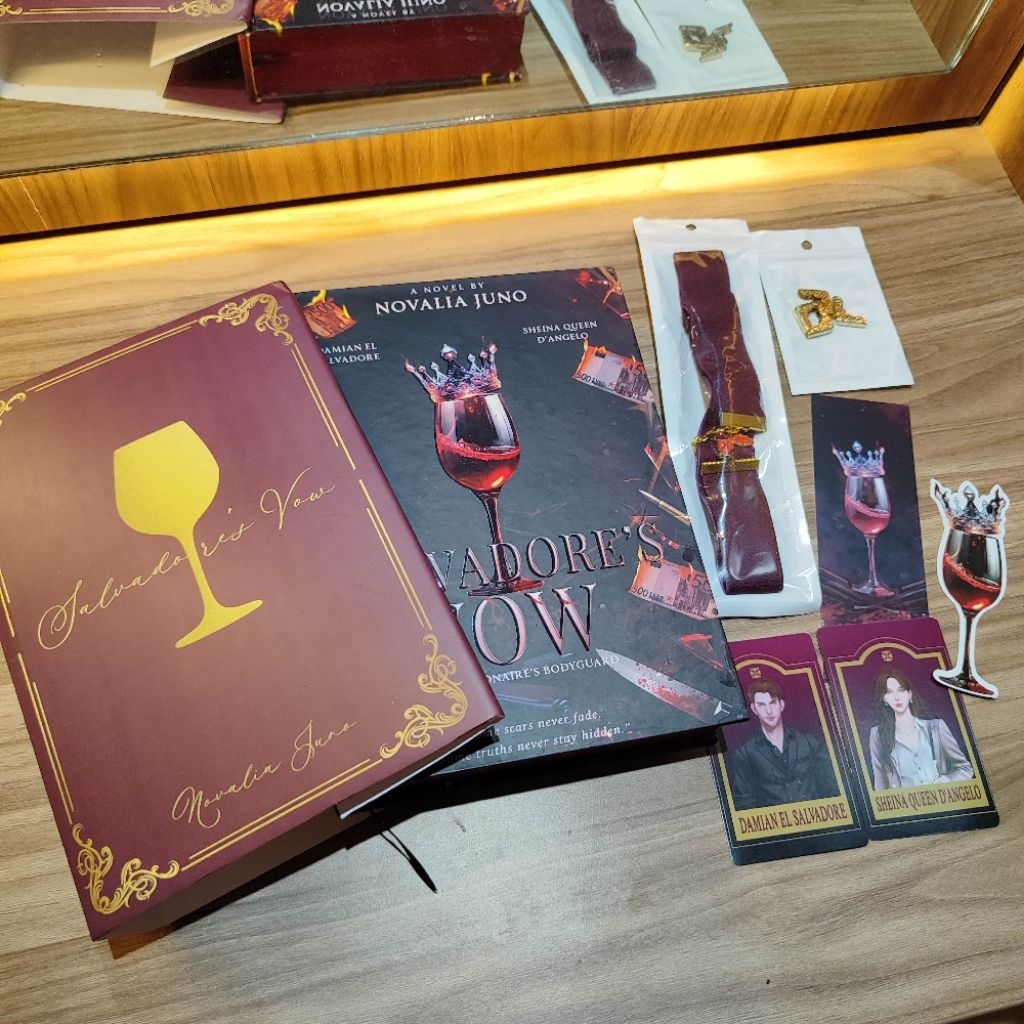 [Preloved/New Novel Original] Altharissa HC Edges, Salvadore's Vow HC spray edges, cinderella or mon