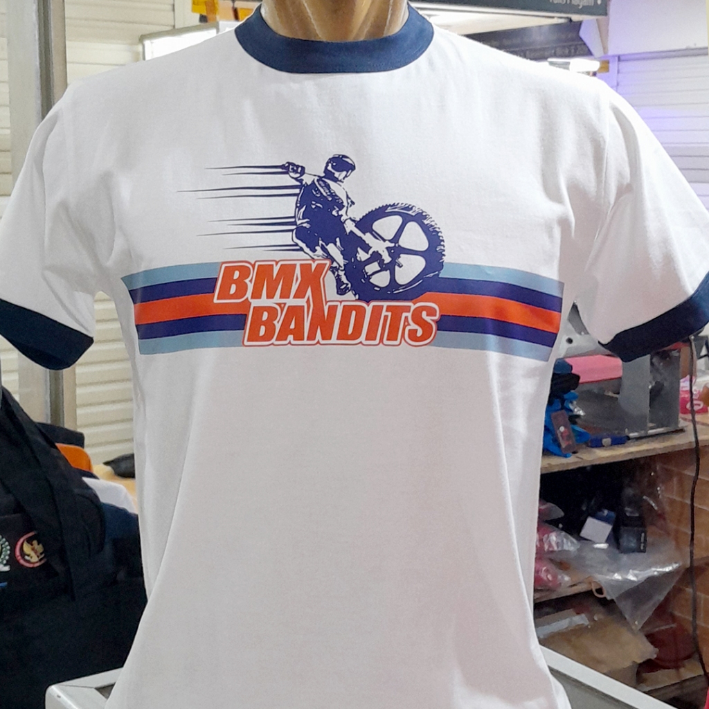 Baju kaos BMX bandits kaos vintage 90an sepeda BMX