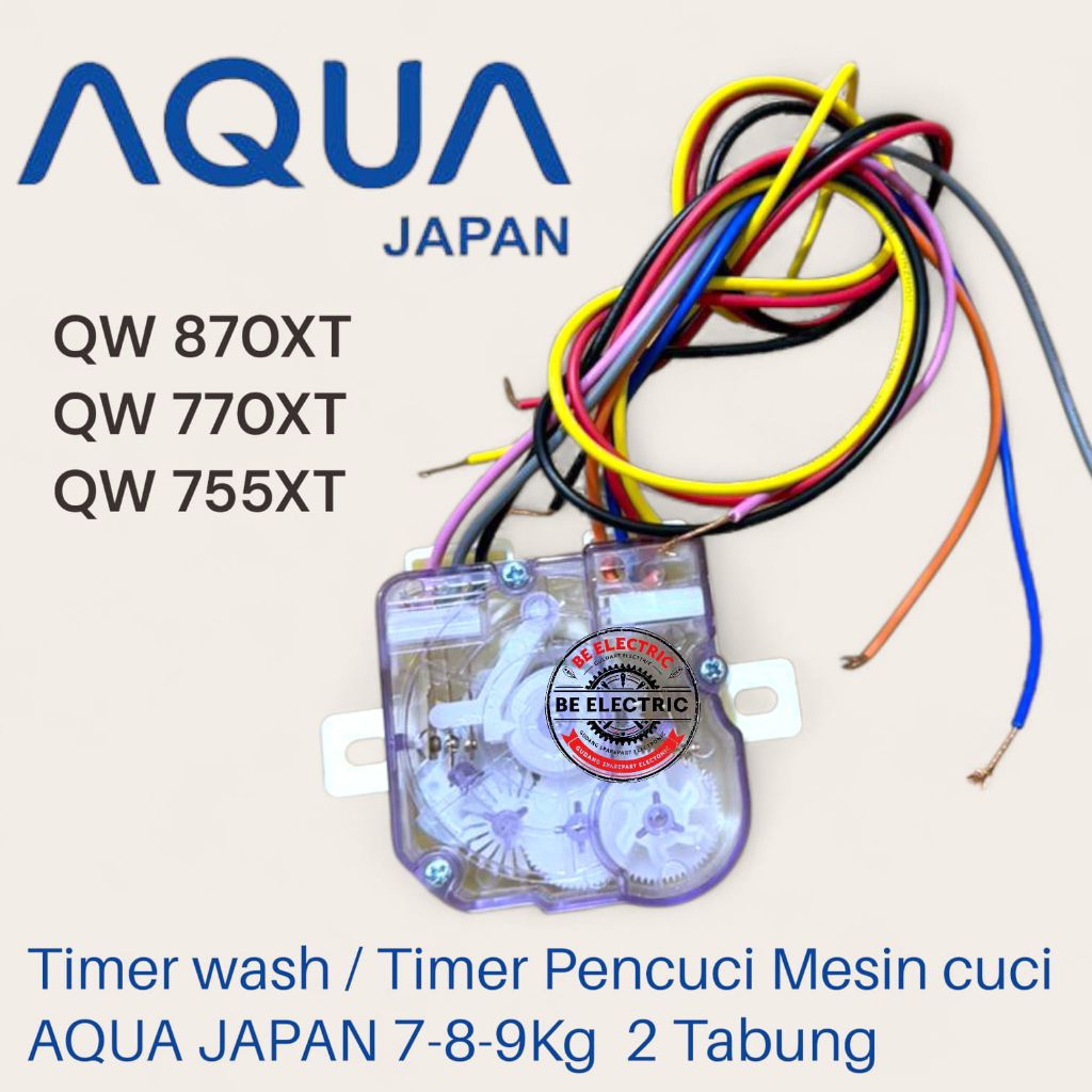 TIMER WASH AQUA JAPAN 7KG QW755XT QW770XT QW870XT PUTARAN PENCUCI MESIN CUCI AQUA JAPAN 9KG Qw870xt 
