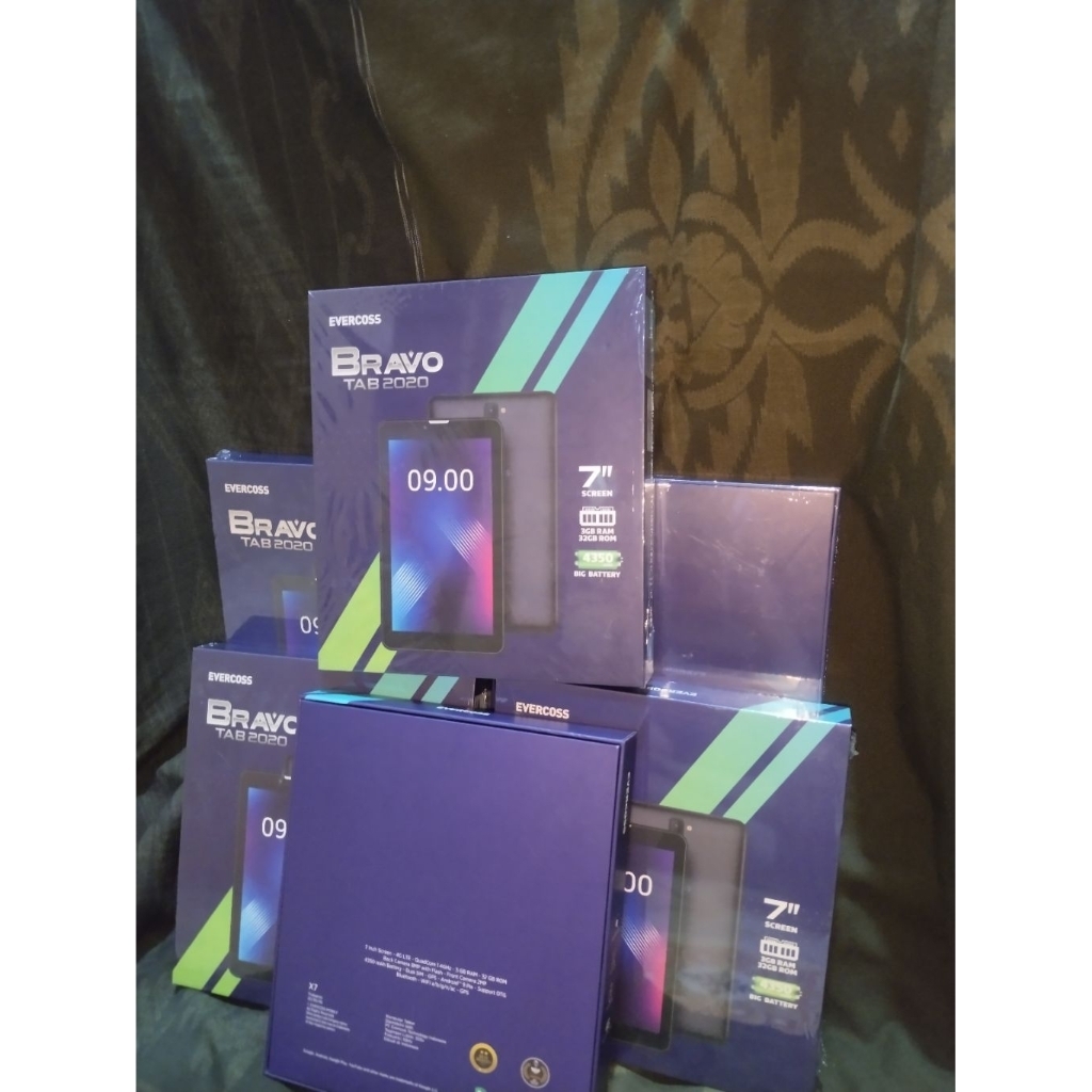 EVERCOSS TAB 7 IN DUAL SIM SPEK MANTAP RAM 3/32 JARINGAN 4G