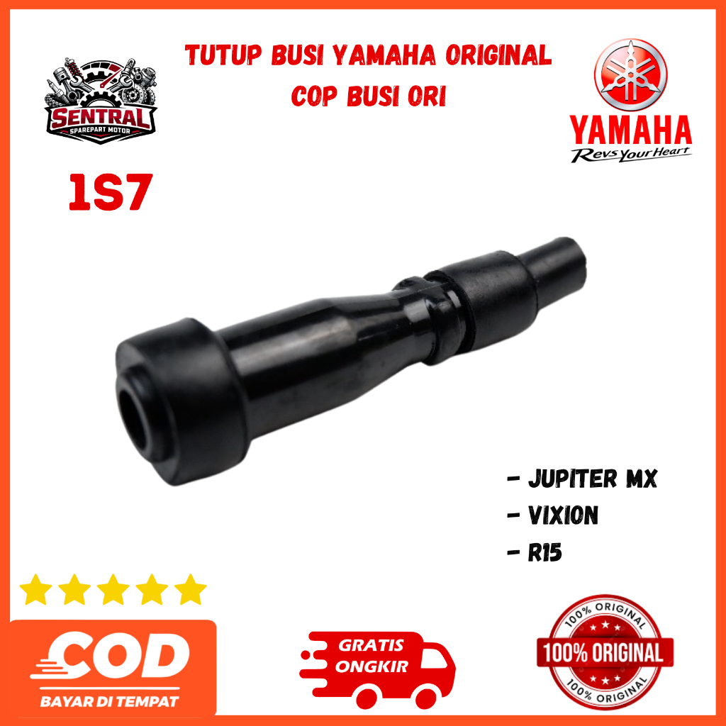 Tutup Busi Yamaha Vixion Jupiter MX R15 1S7 Original Cop Busi Ori