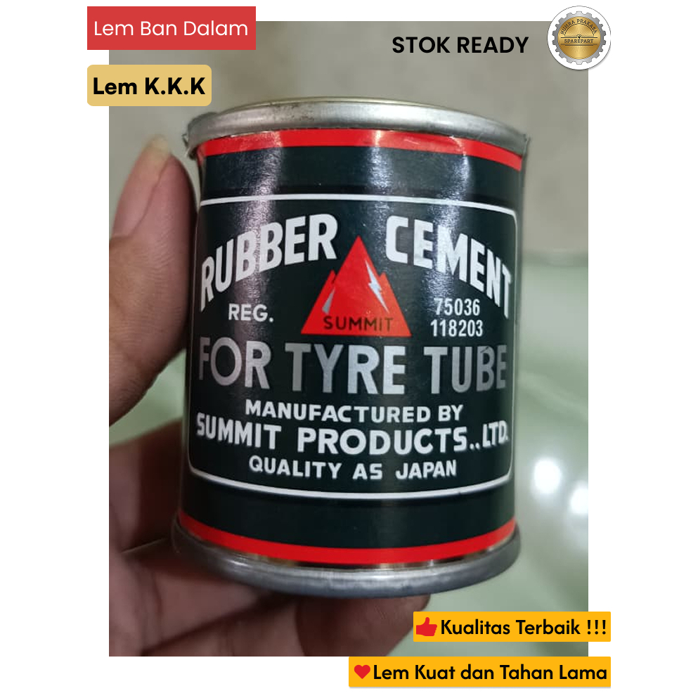 Lem Karet Tambal Ban Tubeless 90 Gram - Rubber Cement untuk Ban & Karet