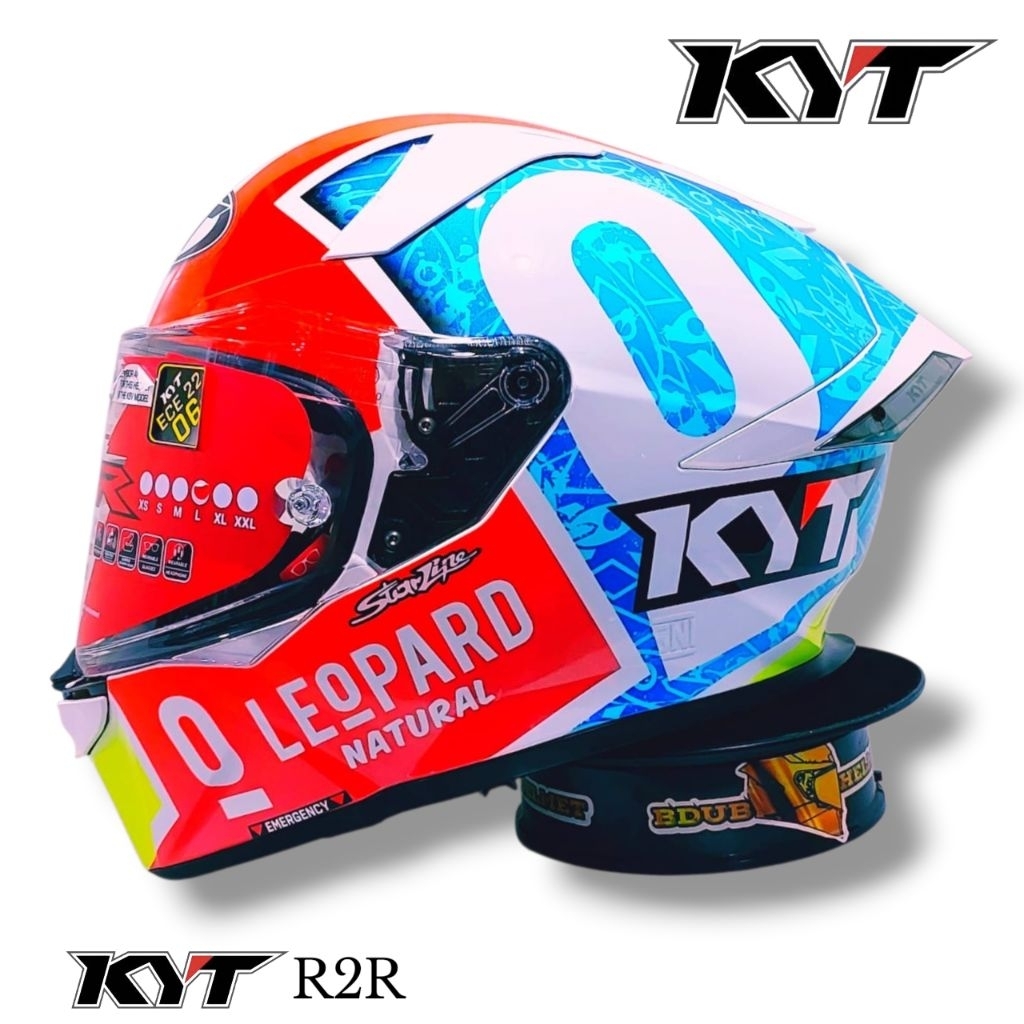 Helm kyt r2r pro motif denis fogia Original KYT