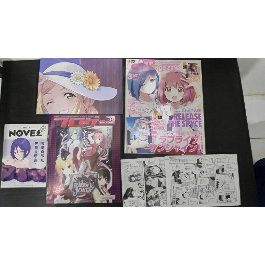 G's Magazine edisi poster ohara mari lovelive sunshine + bonus komiknya