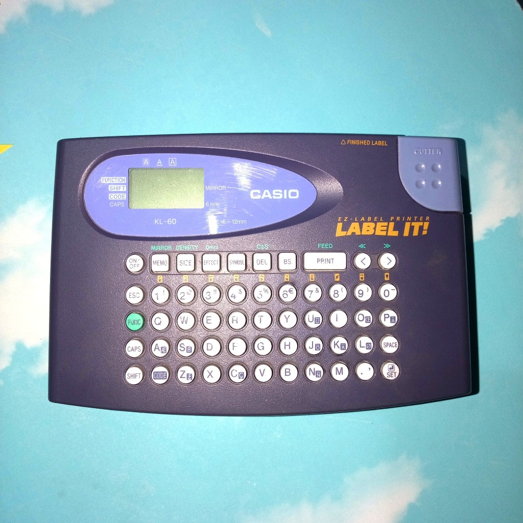 [ NEGO ] CASIO KL-60 EZ-Label Printer LABEL IT Second Original