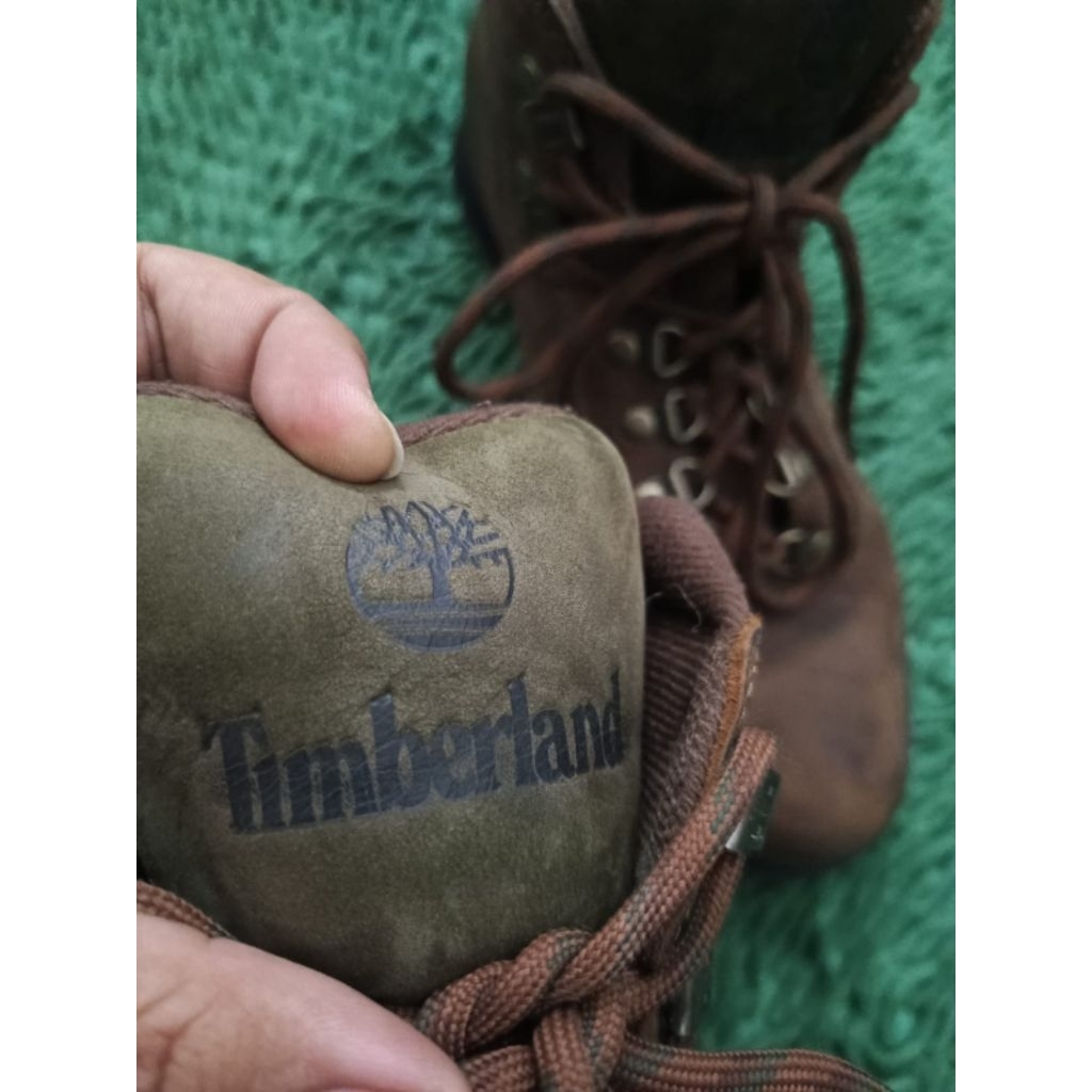 sepatu gunung hiking outdor kulit asli timberland euro hiker size 44,5