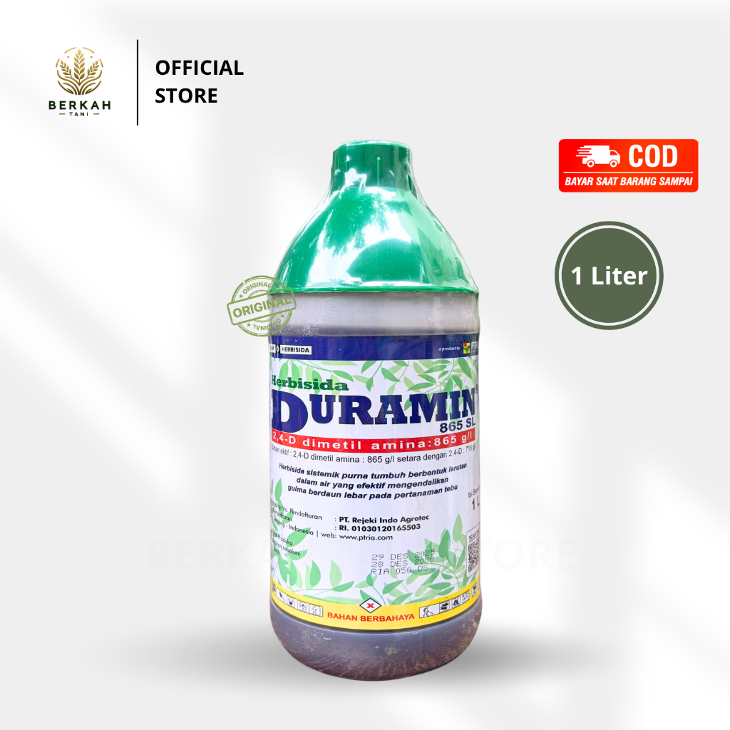 HERBISIDA DURAMIN 865SL 1 LITER Sistemik Selektif