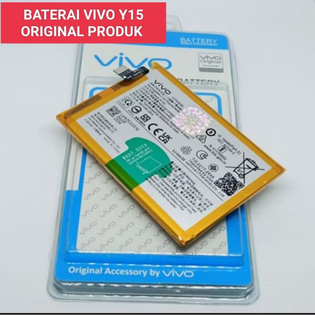 Baterai VIVO Y12S B-O5 5000mAh Original, Tahan Lama