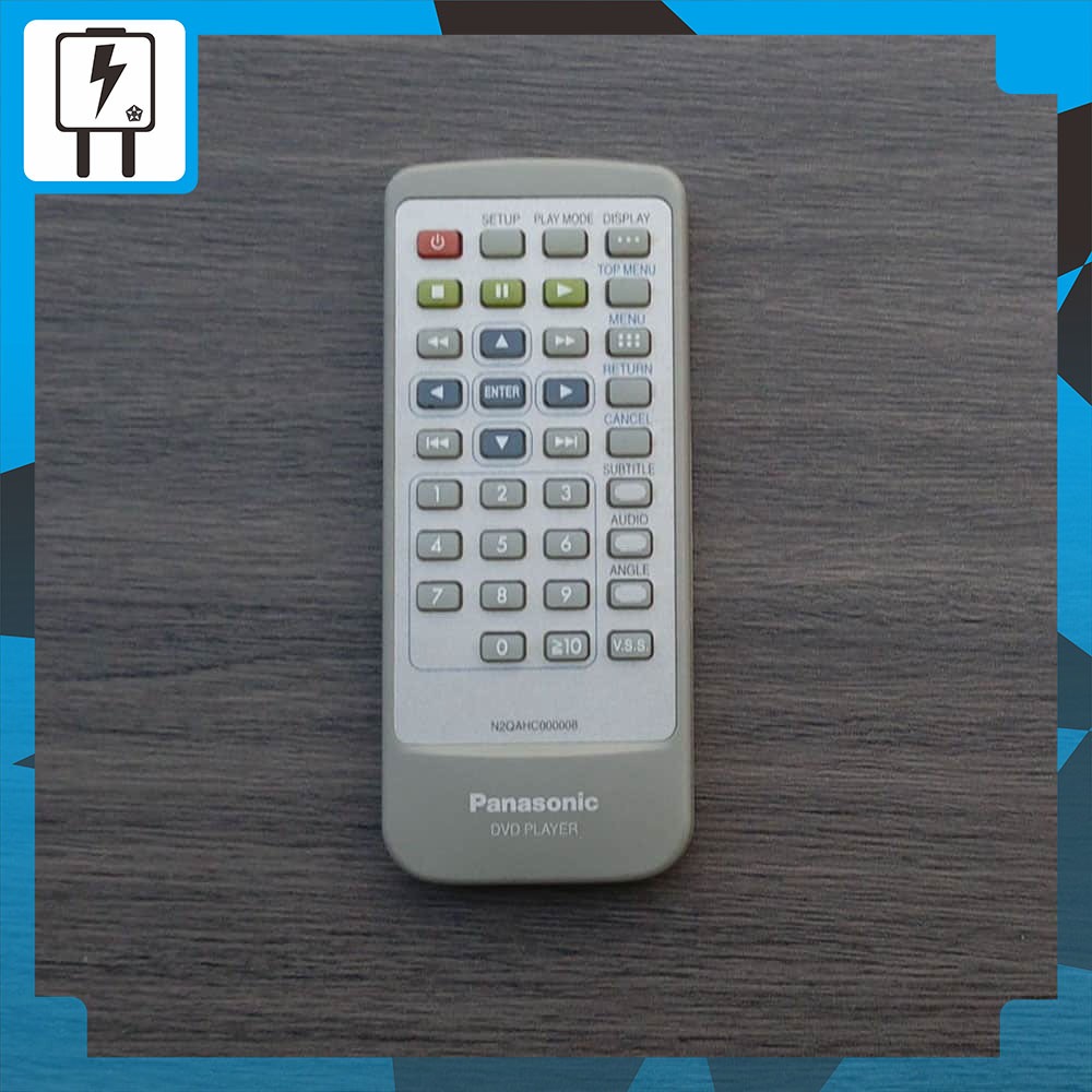 Remot DVD Player Panasonic Portabel Tape Hometheater N2QAHC000008 Remote CD VCD Original