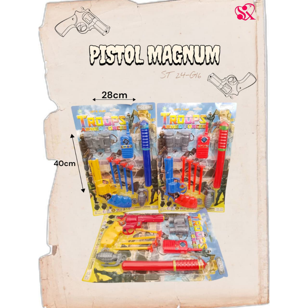 Mainan Anak Pistol Magnum(ST24-G16)