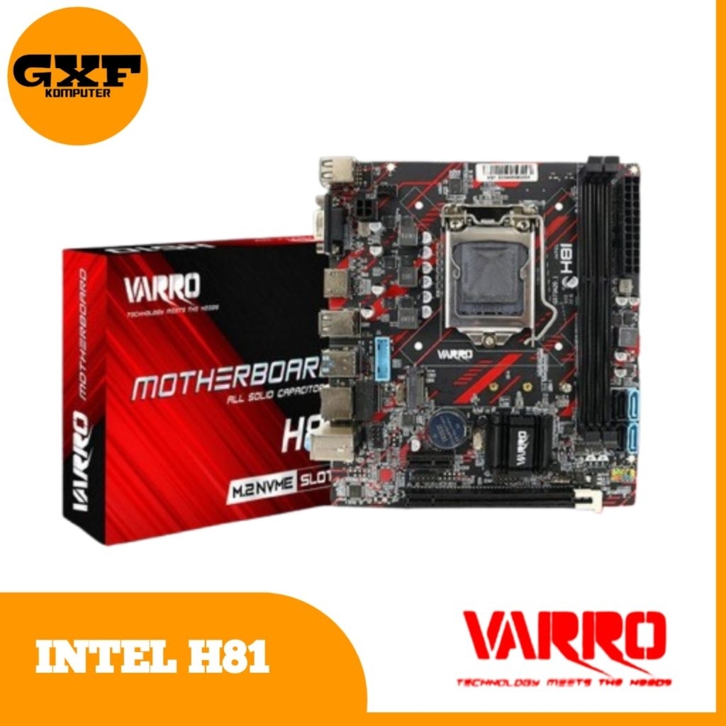 MOTHERBOARD VARRO H81+ / B85 LGA 1150 NVME