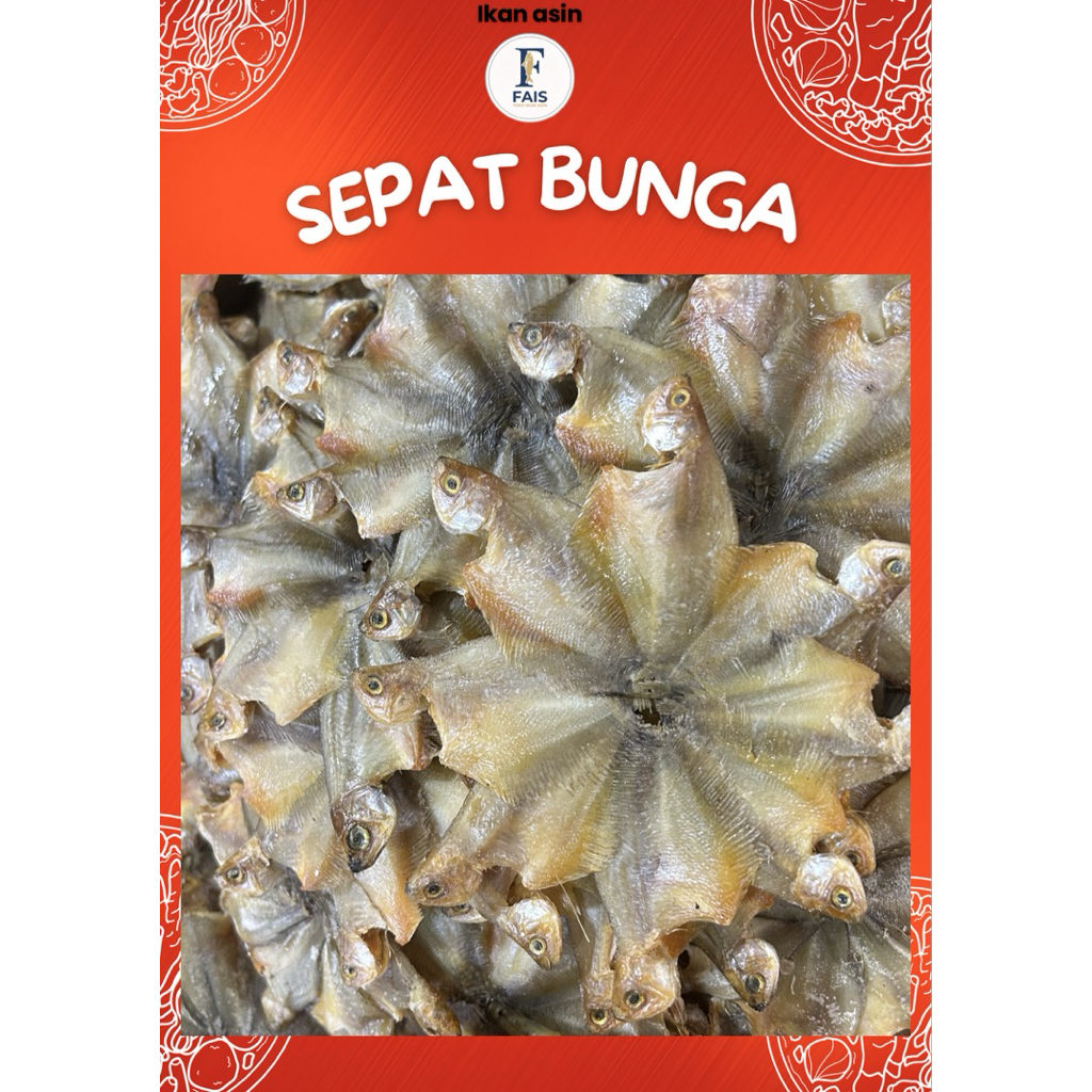 ikan asin sepat bunga super segar 500gram bestseller sepat betok | sepat bakrik | sepat rawa | sepat
