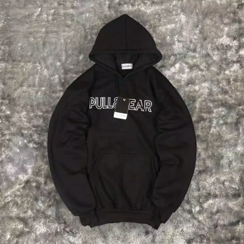 JAKET HOODIE PULL AND BEAR FASHION BRAND STYLE TRENDY / PRIA WANITA / COTTON FLEECE