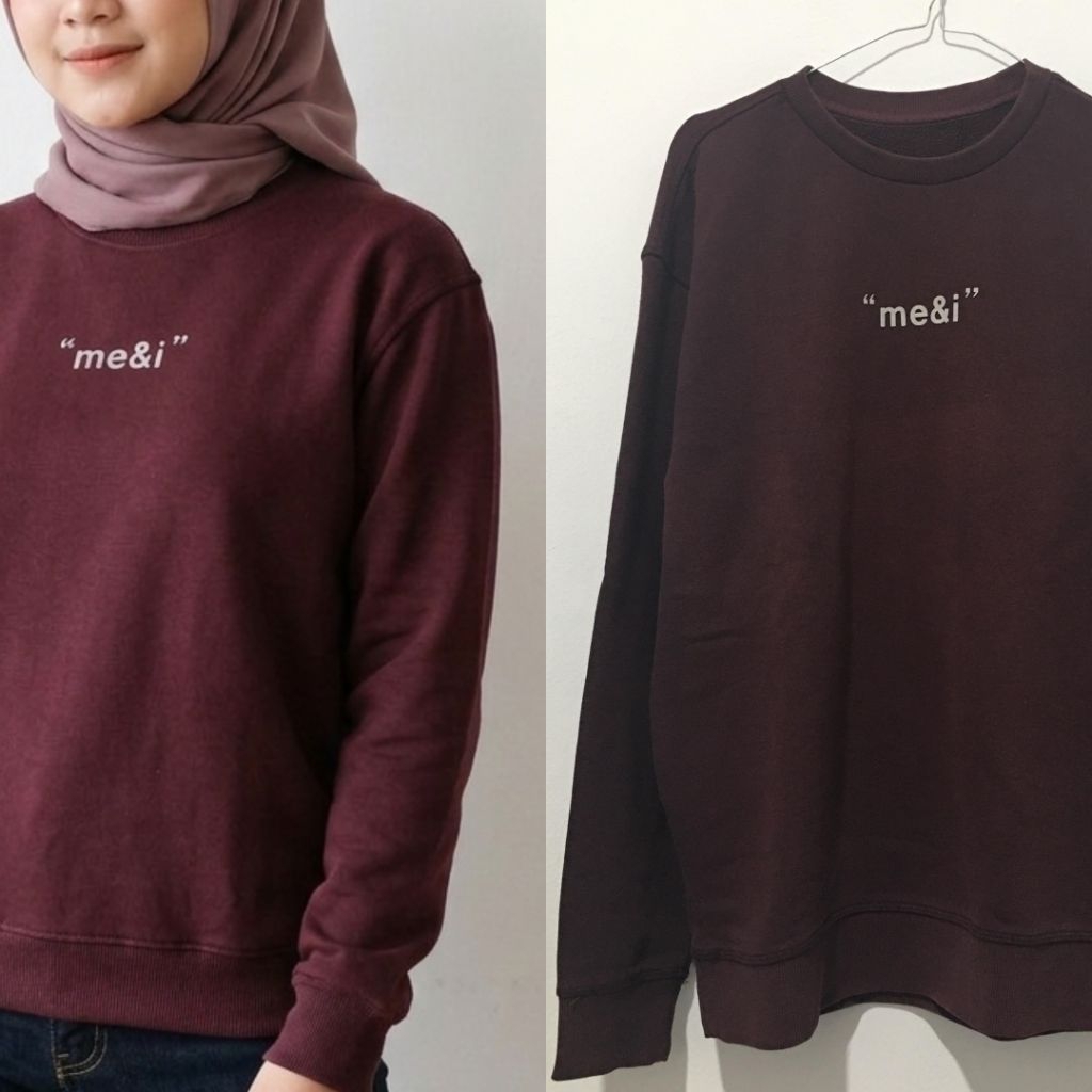 Sweater fleece burgundy
