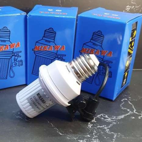 Fitting Sensor Lampu E27 Mikawa