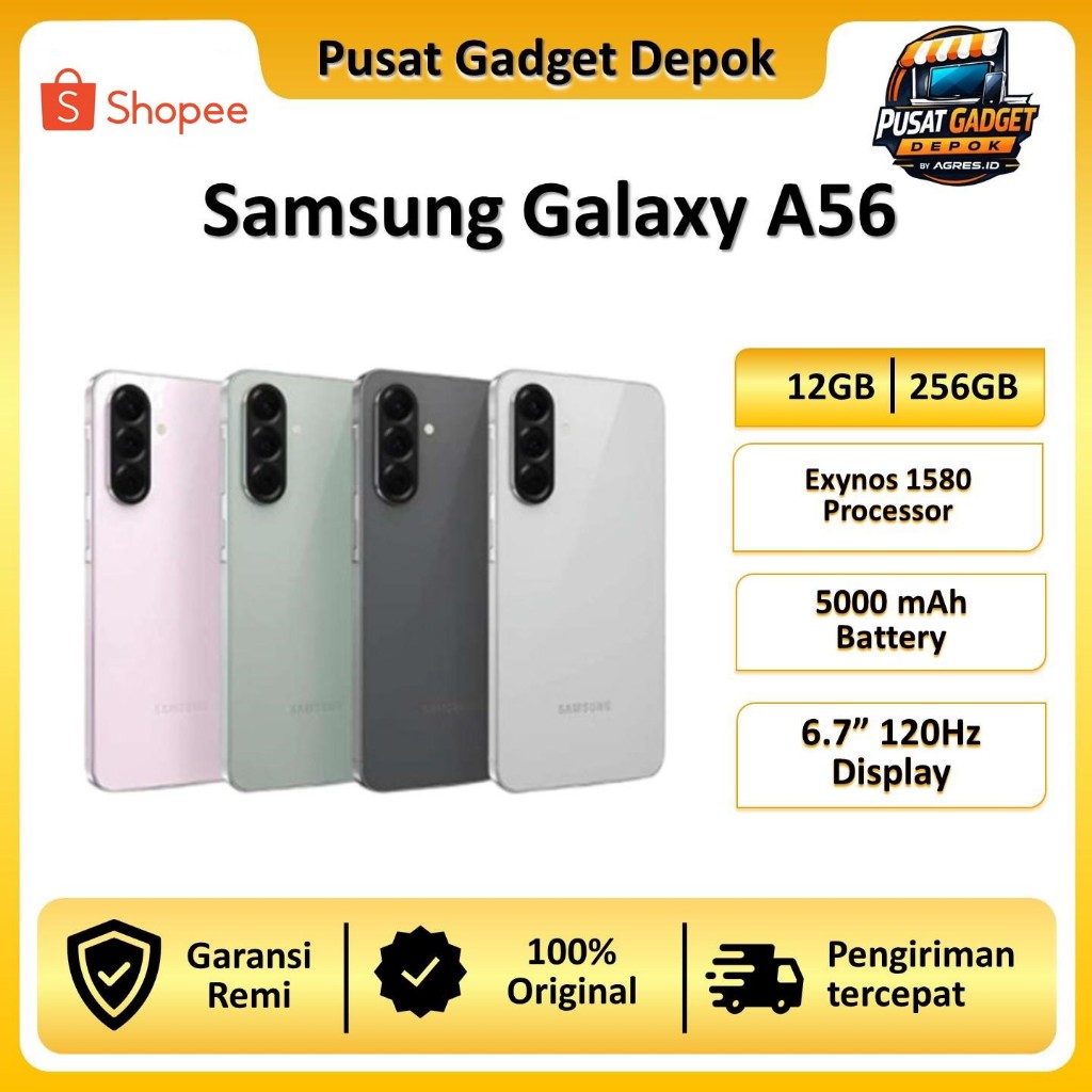 Samsung Galaxy A56 5G 12GB/256GB 8GB/256GB 6.7" Super AMOLED Garansi Resmi