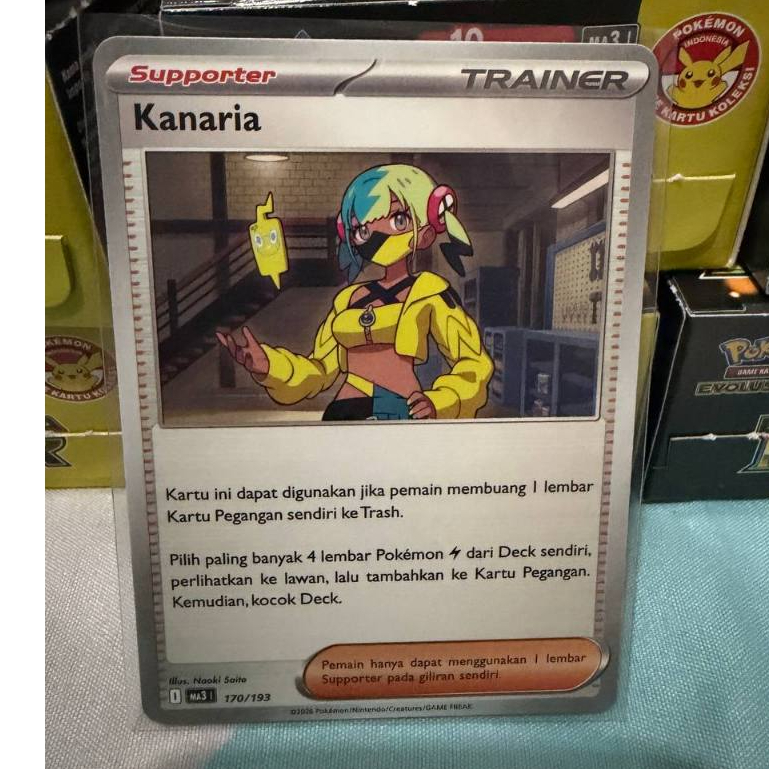 Kanaria - Evolusi Mega Impian Ex - Pokemon TCG Indonesia
