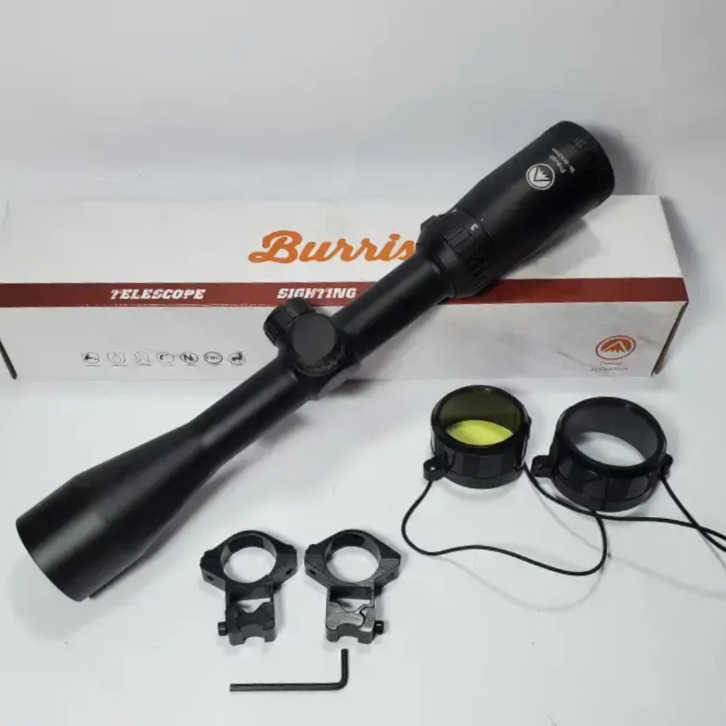 Teleskop Senapan 3-9x40 Half Duplex Arrow - Teropong Tahan Getar & Kabut - Lensa Hijau Jernih