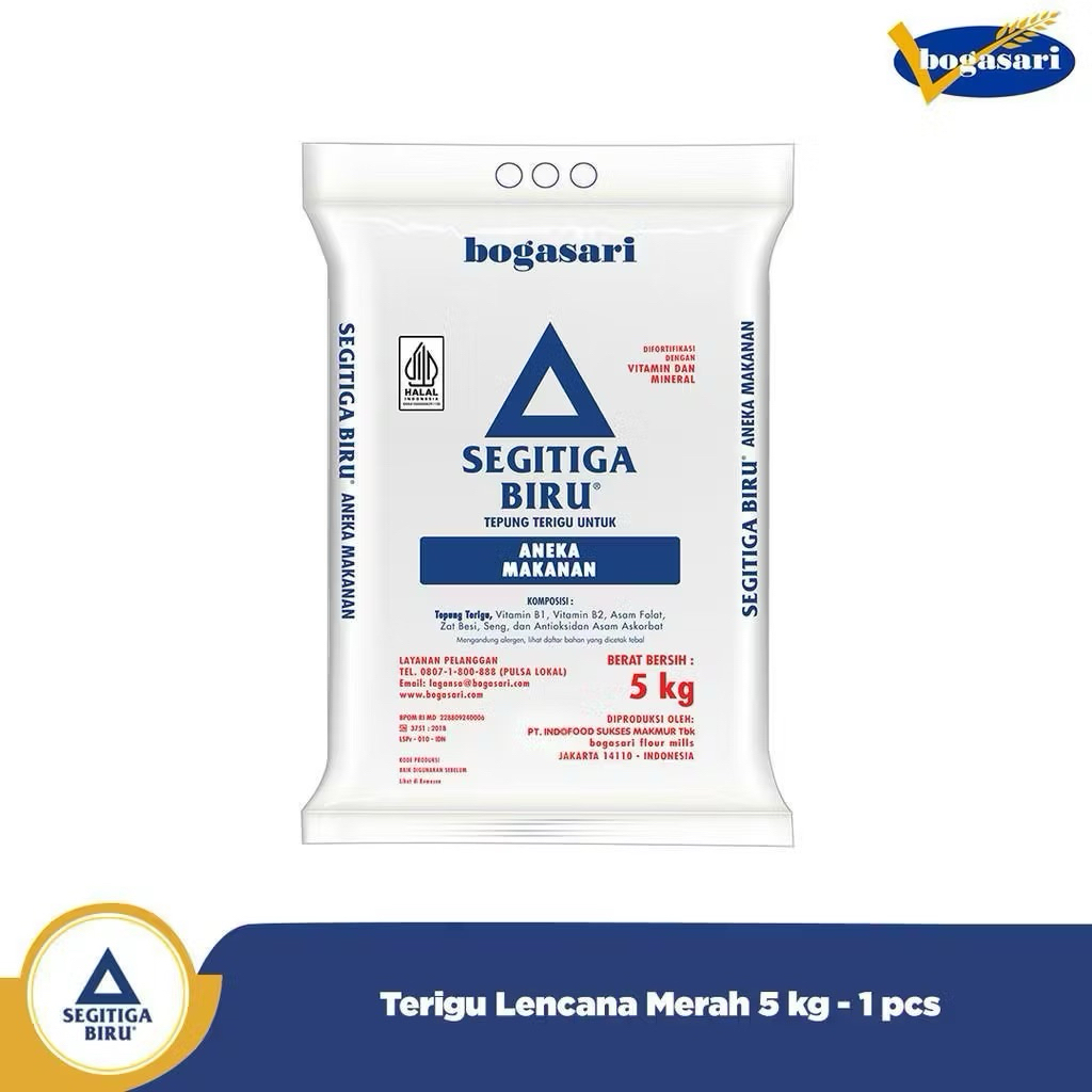 Tepung Terigu Segitiga Biru 5 Kg