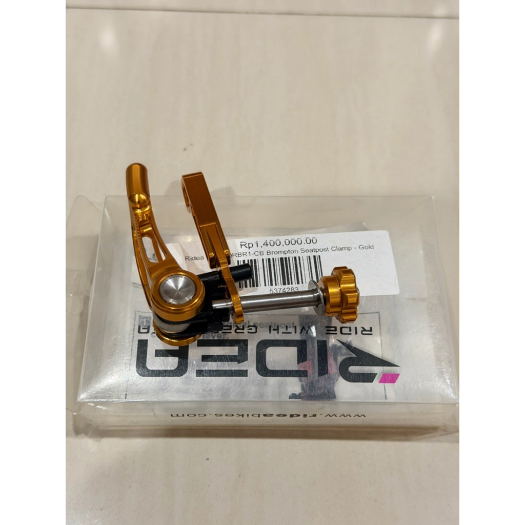 Ridea Seatpost Clamp Gold Brompton