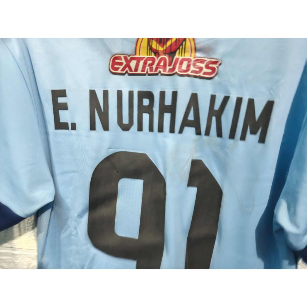 Jersey Bekas Pemain asli / Matchworn Persela Lamongan Home Piala Presiden 2015 apparel Lotto