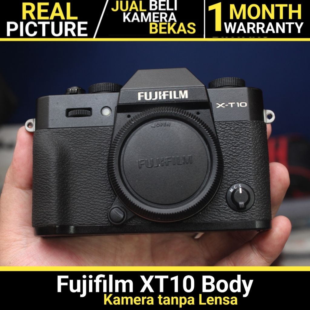 Fujifilm XT10 Body FullBox Black BEKAS