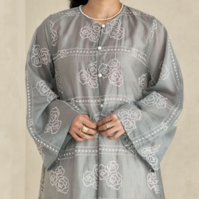 Preloved Minewear Sybille Grey Tunic