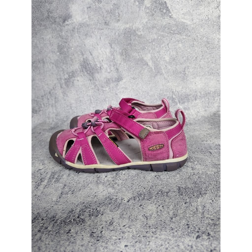 SANDAL KEEN SEACAMP II CNX PINK WATERPROOF SECOND ORIGINAL LIKE NEW