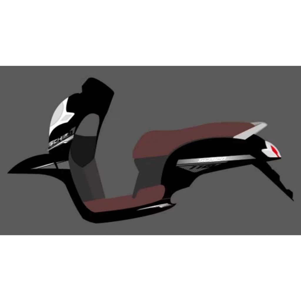 STRIPING STICKER TRANSPARAN SCOOPY 2018 LIST SIMPLE TERBARU