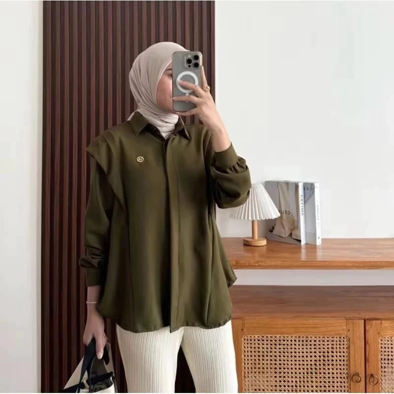 ANB - ZER OLENST BLOUSE / OLENST BLUS NEW / ATASAN WANITA MODEL TERKINI / BLOUSE KEKINIAN / BLOUSE T
