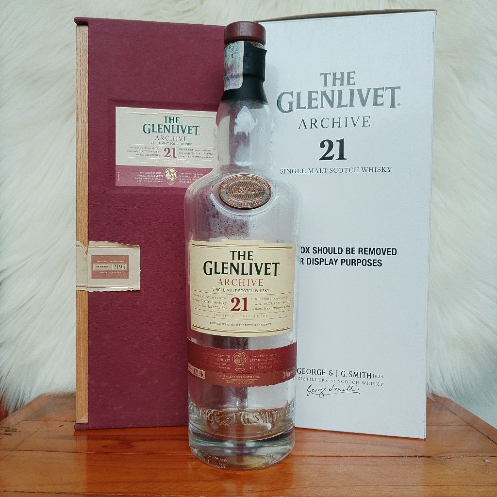 Botol bekas glenlivet 21 buat koleksi