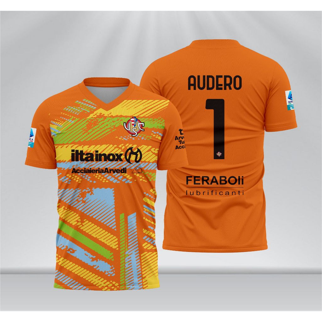 Jersey Cremonese Emil Audero GK Kiper 2025 2026 Oren