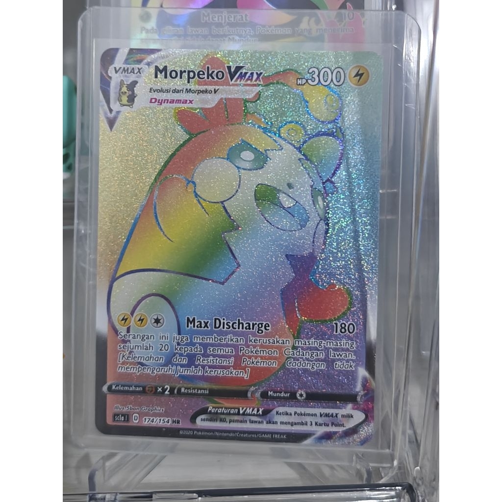 Kartu Pokemon Morpeko VMAX HR Original Indonesia