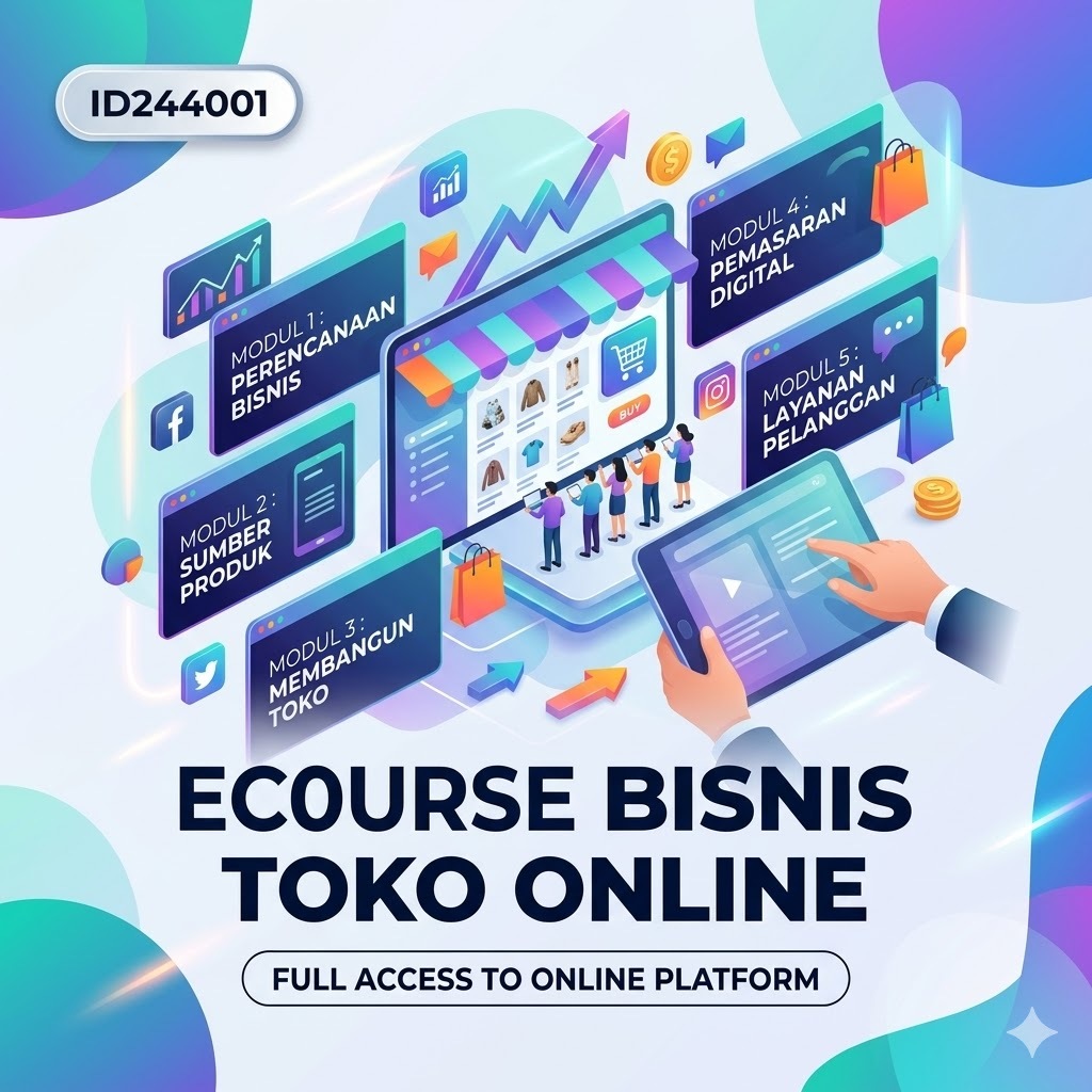 ID244001 - Ecourse Bisnis Toko Online