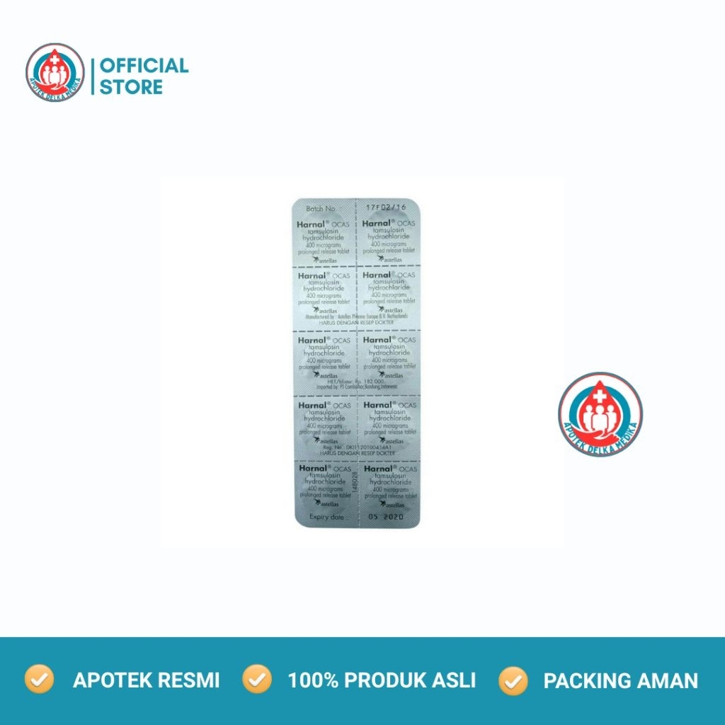 Ready terlaris dan original || vitamin harnal ocas 0.4mg perlembar 10 tab