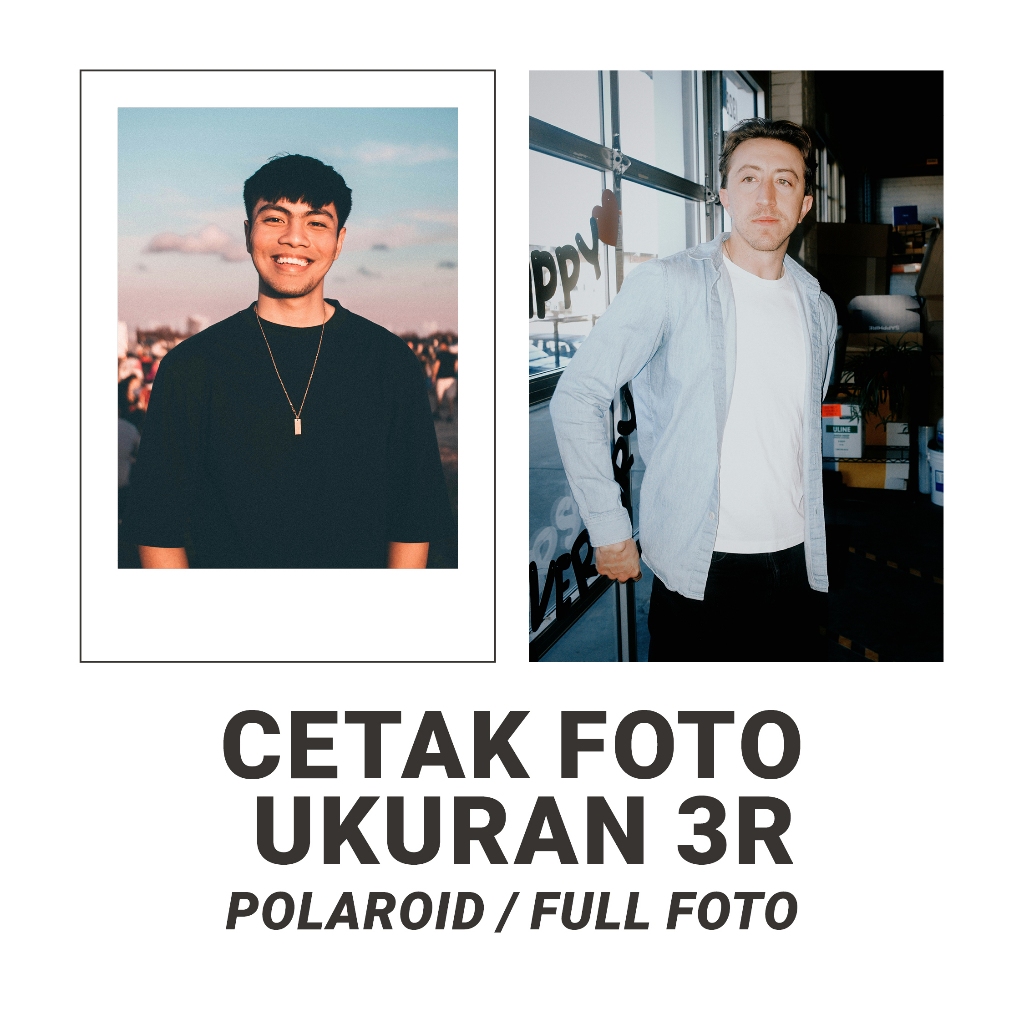 Cetak Foto POLAROID 3R / FOTO 3R FULL Bahan Premium