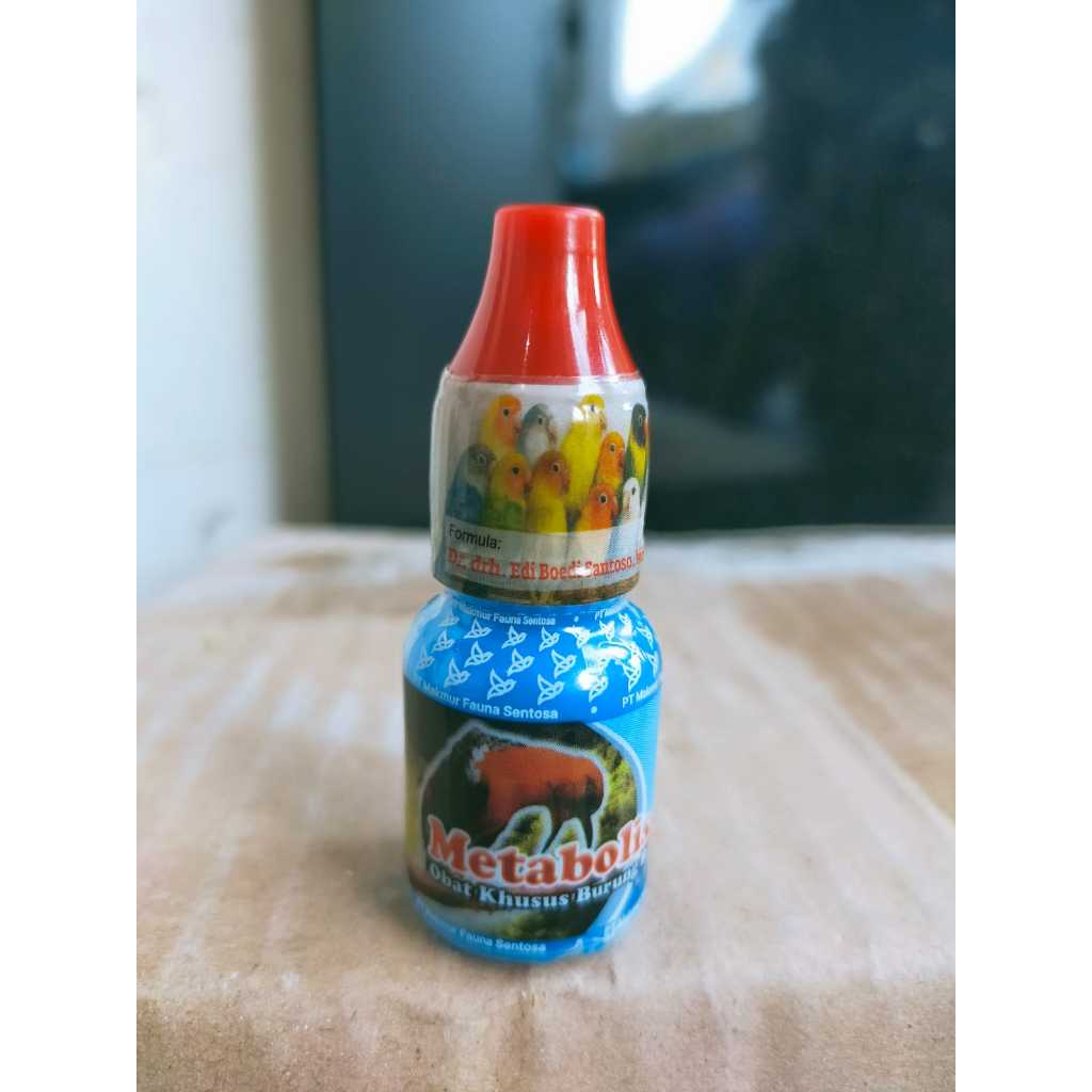 Metabolis dr edy vitamin PENGGACOR burung pleci lovebird kenari sogok ontong Kolibri Kacer murai dll