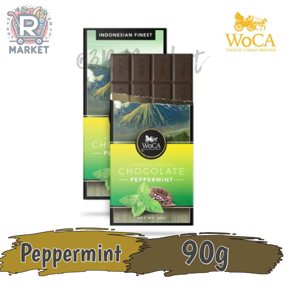 Woca Chocolate Peppermint Chocolate Woca Bar Premium Quality Indonesia Heritage