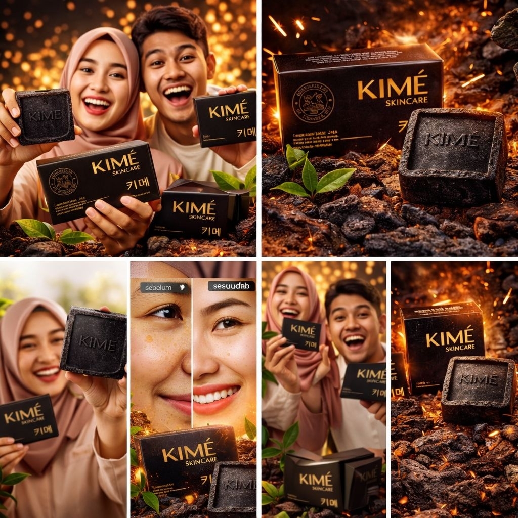 Kime Sabun Muka Kime Luminizing Jeju Bisa Mencerahkan dan Memutihkan Wajah Kime Skincare Original