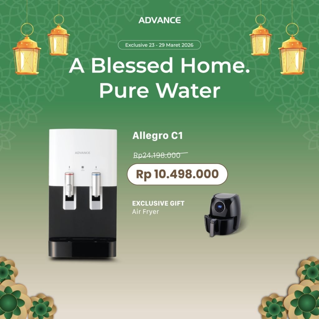 Water filter Allegro C1 Advance|penyaringan air minum advance