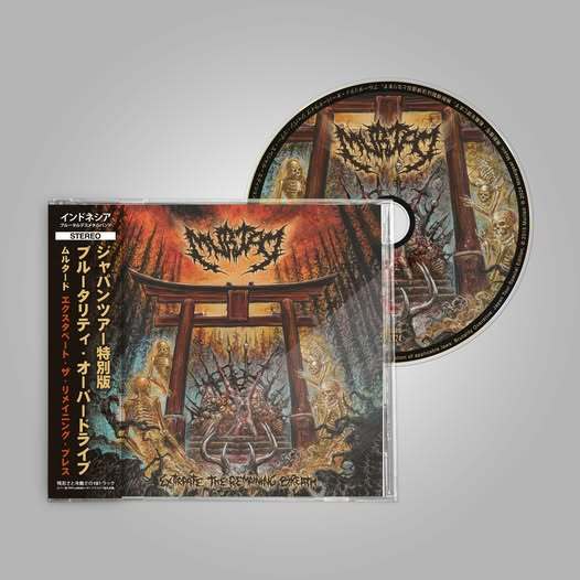 MURTAD - EXTIRPATE JAPAN TSHIRT -Extirpate Japan Press Cd - Rilisan Metalgear