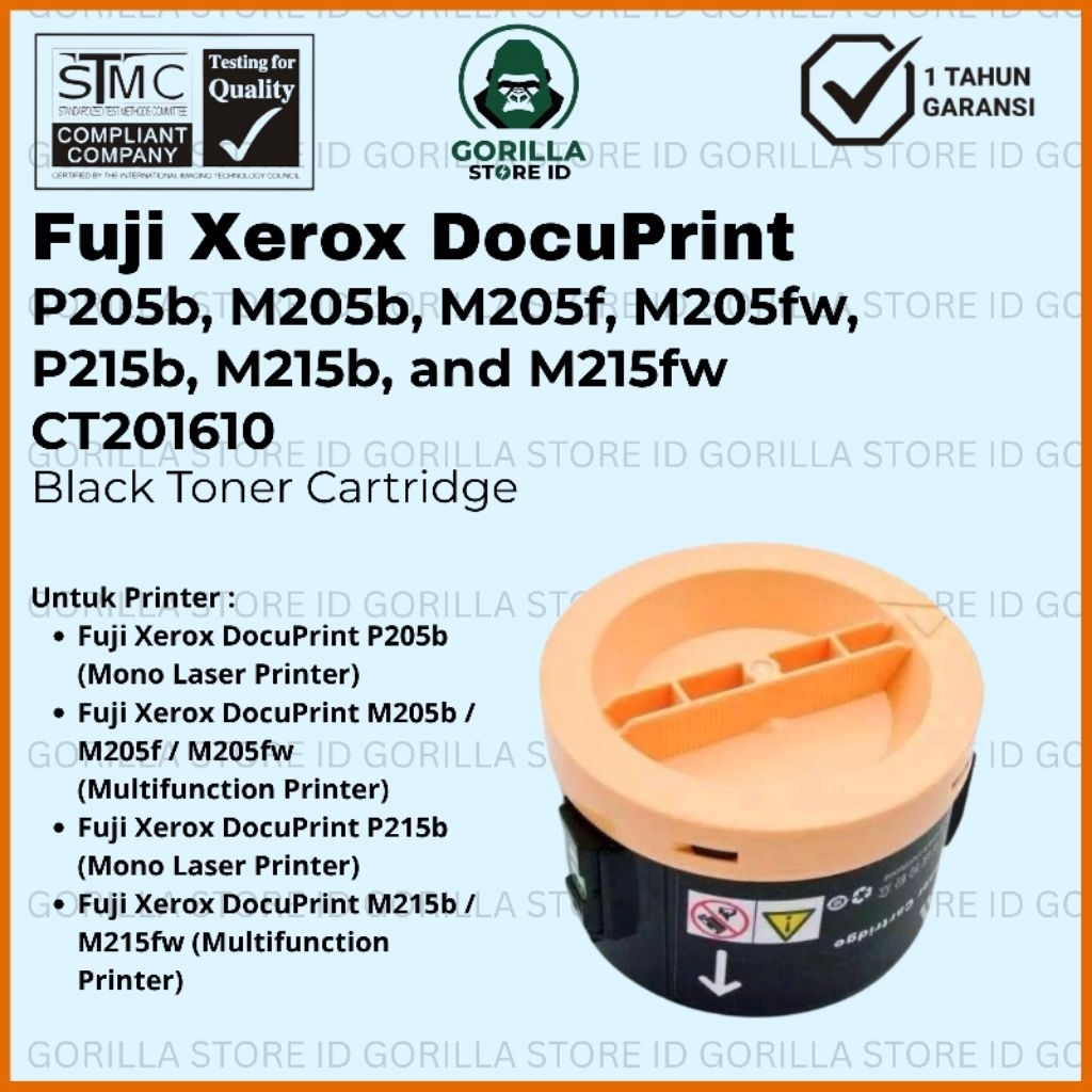 Toner Fuji Xerox
P205b, M105b, P205b, M205f, M205fw, P215b, M215.