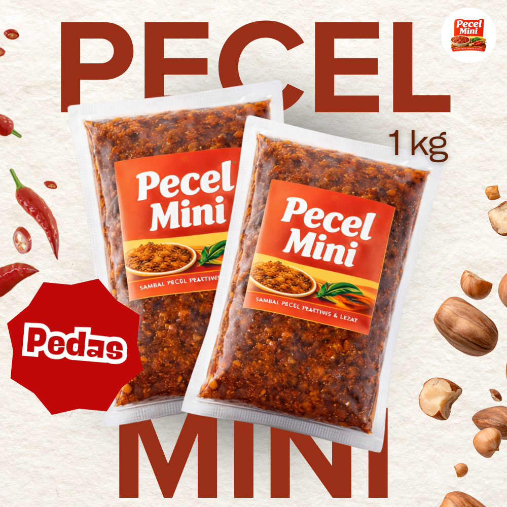 PECEL MINI Sambel Pecel Khas Blitar Pedas 1 Kg | Bumbu Pecel Tradisional Tanpa Pengawet