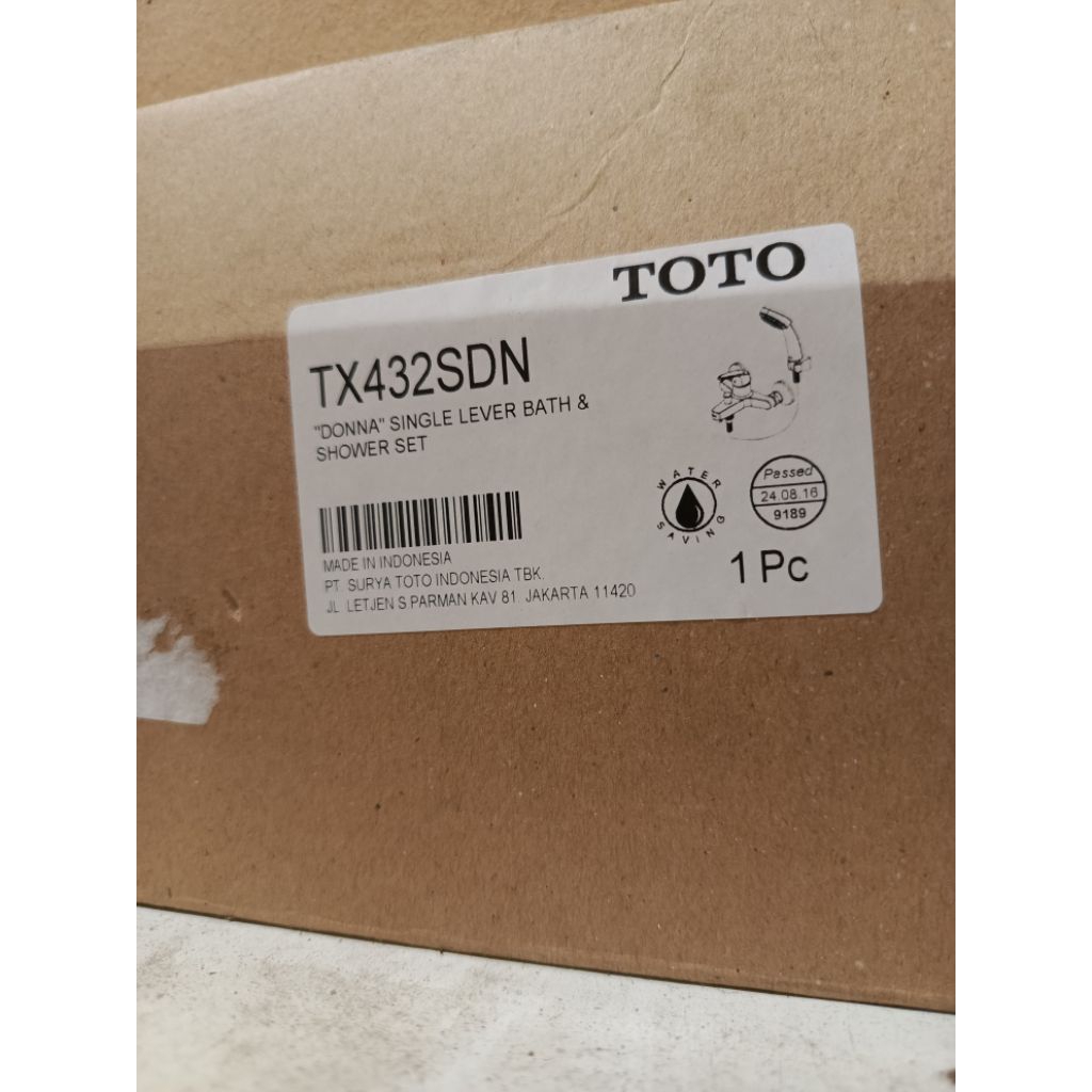kran mixer toto panas dingin