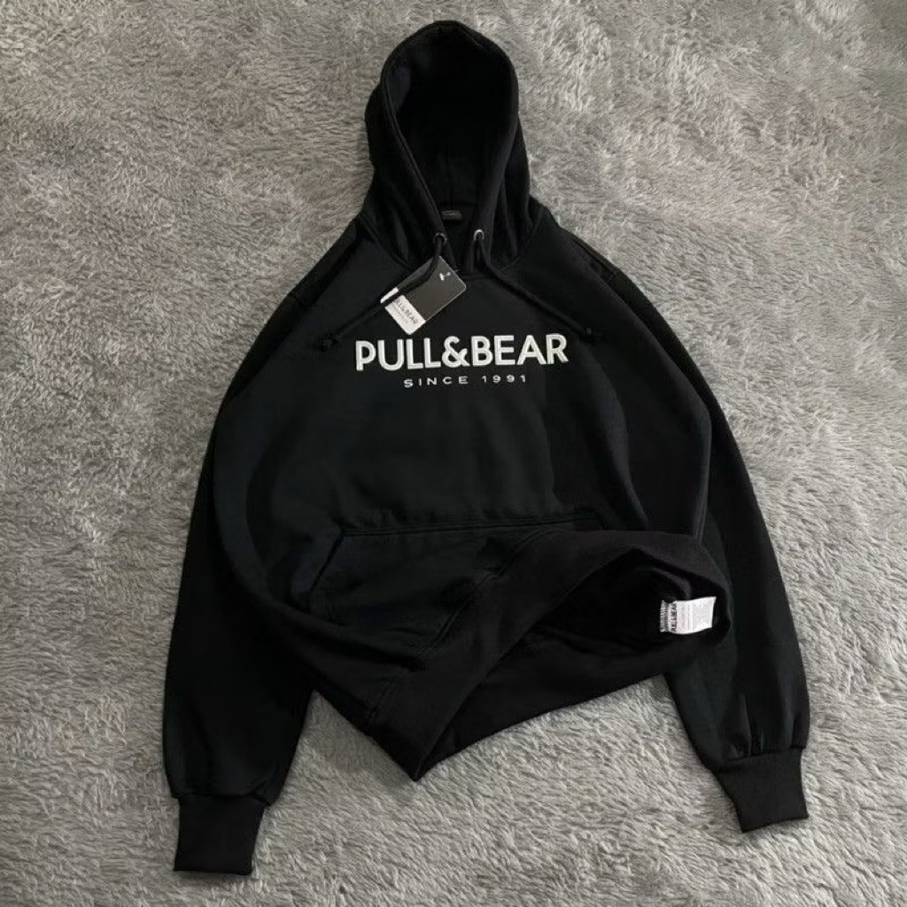 JAKET HOODIE PULL AND BEAR FASHION BRANDED PRIA WANITA COMBED 30S