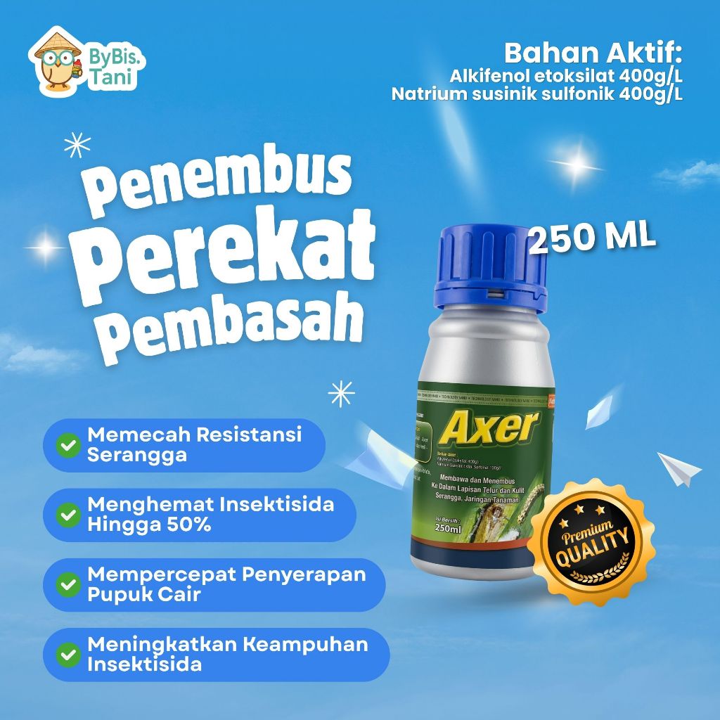 AXER 250ml Perekat Perata Penembus Pestisida & Pupuk Nano Teknologi