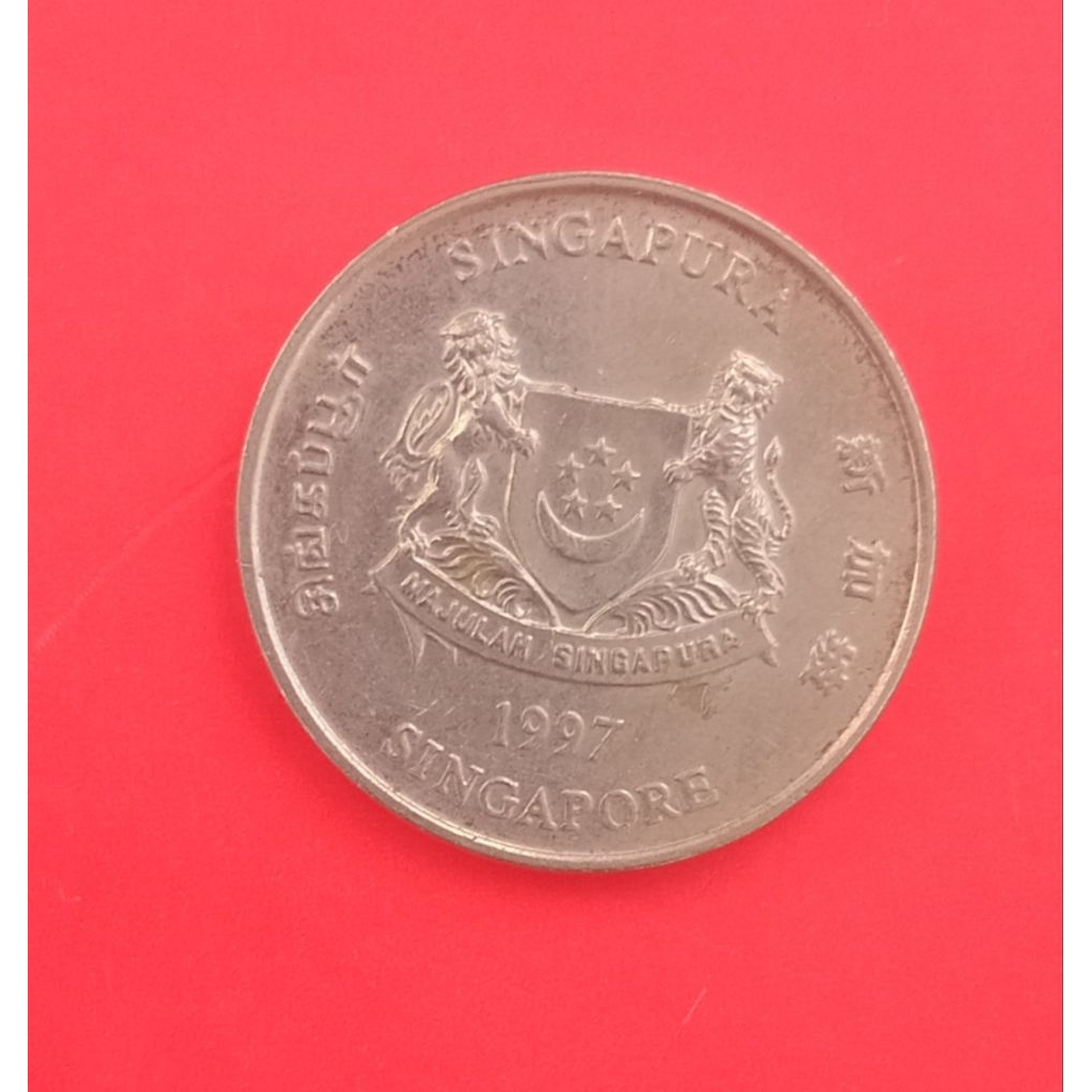 Koin Singapore, 1997, 20 Cent