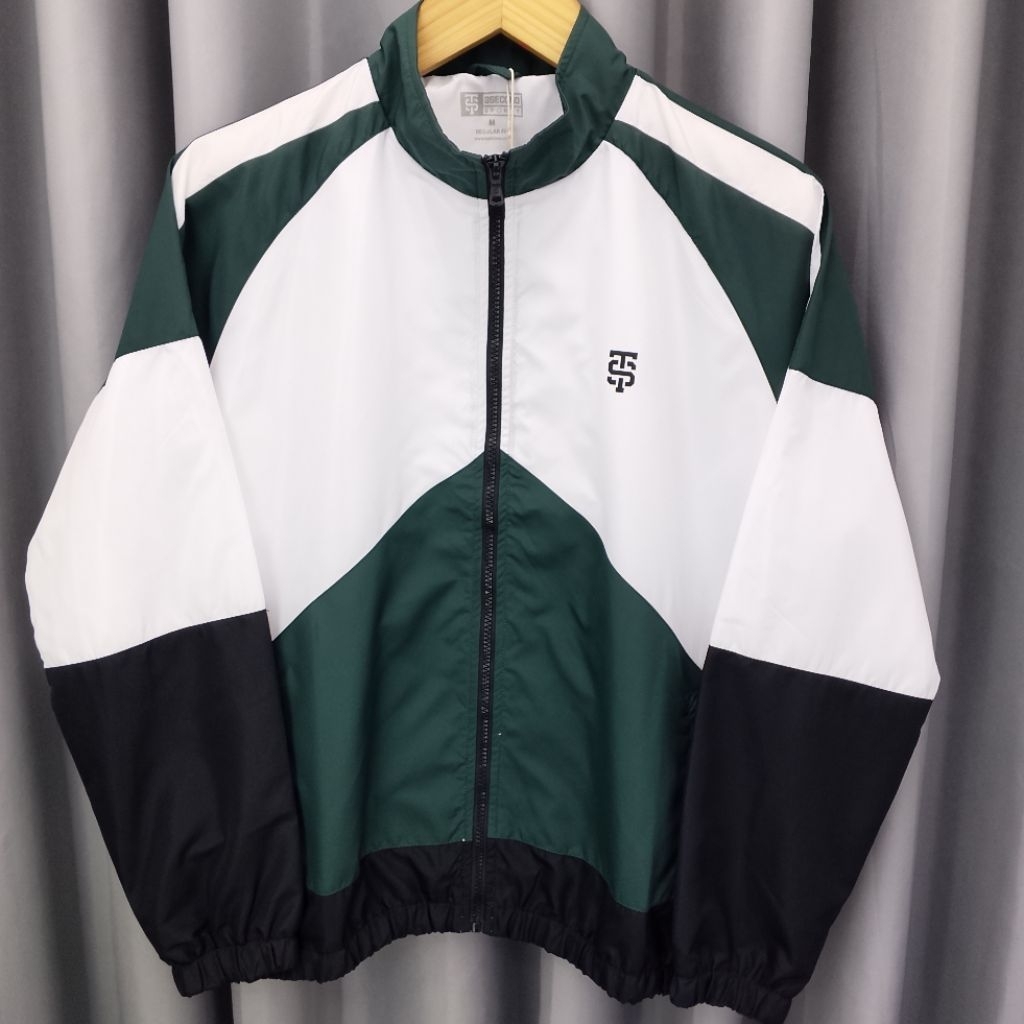 3SECOND - JAKET TRACKSUIT / PARASUT PRIA REGULAR FIT ORIGINAL 3SECOND