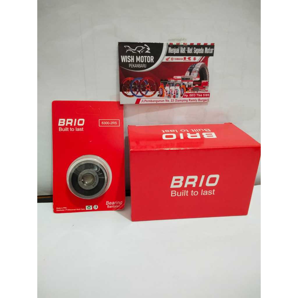 BEARING BRIO 6300 2RS LAHAR BRIO 6300 2RS